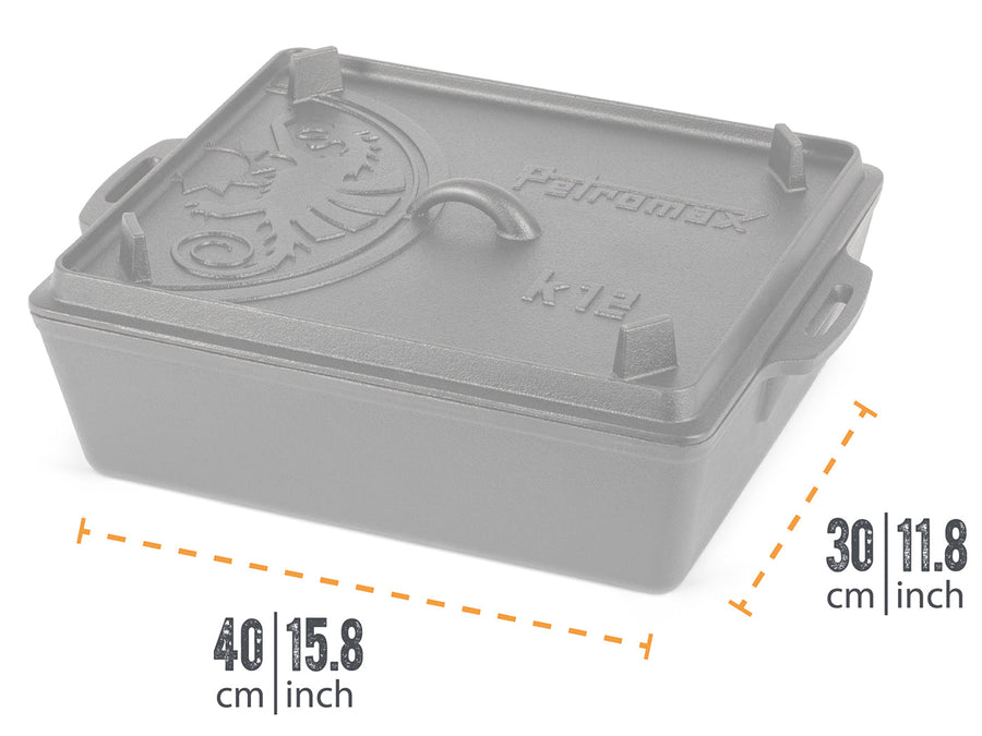 Petromax Broodpan met deksel K12 8L - Firesite