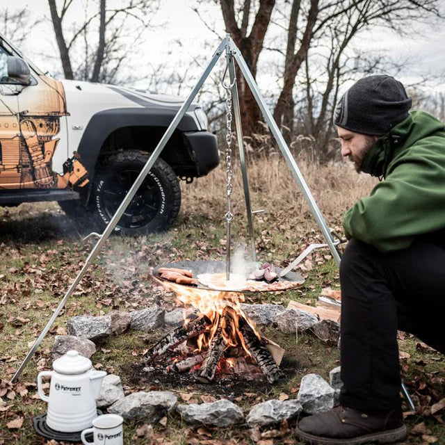 Petromax Driepoot met ketting en haak - Firesite