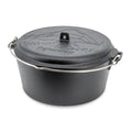 Petromax Dutch Oven Essential Line FT9-t gietijzeren pan vlakke bodem 7,5 liter