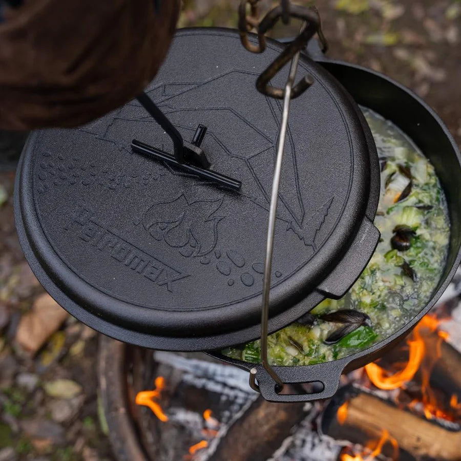 Petromax Dutch Oven Essential Line FT9-t gietijzeren pan 7,5 liter 10