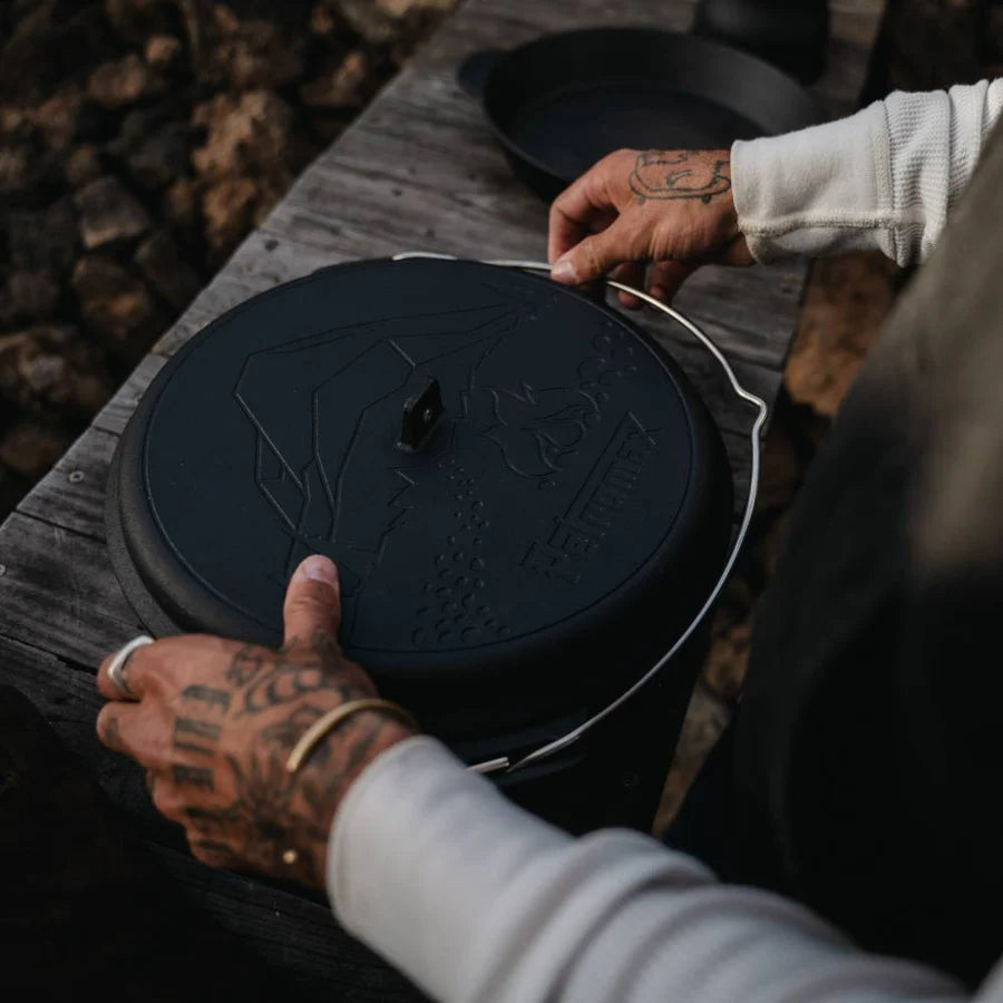Petromax Dutch Oven Essential Line FT9-t gietijzeren pan 7,5 liter 12