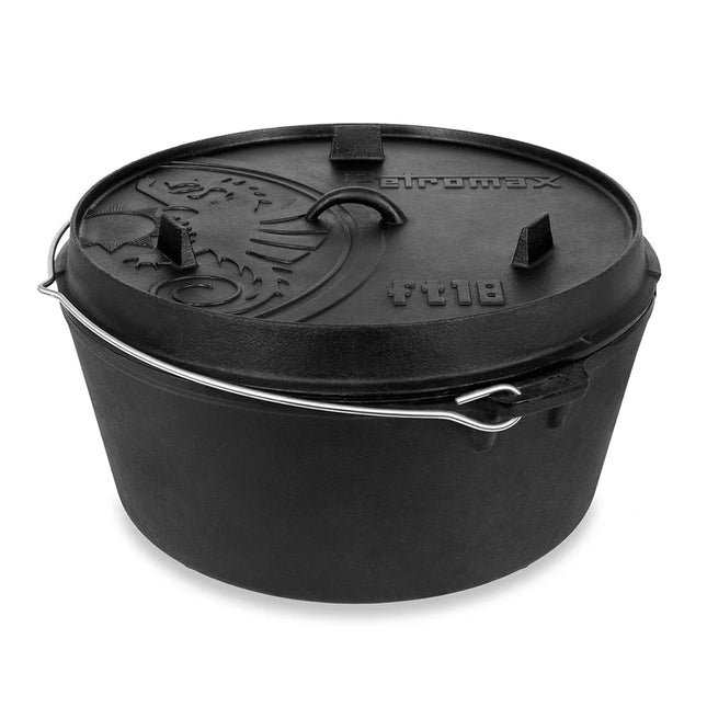 Petromax Dutch Oven FT18 gietijzeren pan met pootjes 16,1 liter