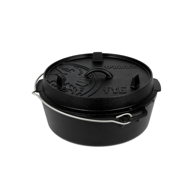 Petromax Dutch Oven FT6-t gietijzeren pan 5,5 liter
