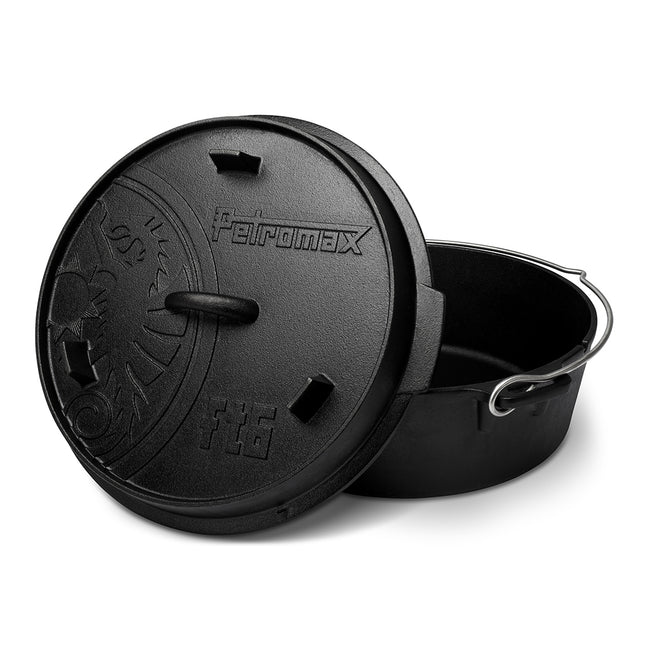 Petromax Dutch Oven FT6-t gietijzeren pan 5,5 liter