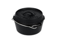 Petromax Dutch Oven FT1-t  gietijzeren pan vlakke bodem 0,93 liter
