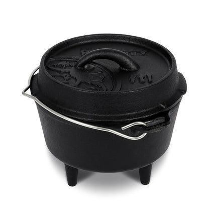 Petromax Dutch Oven FT1 gietijzeren pan met pootjes 0,93 liter