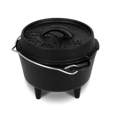 Petromax Dutch Oven FT1 gietijzeren pan met pootjes 0,93 liter - Firesite