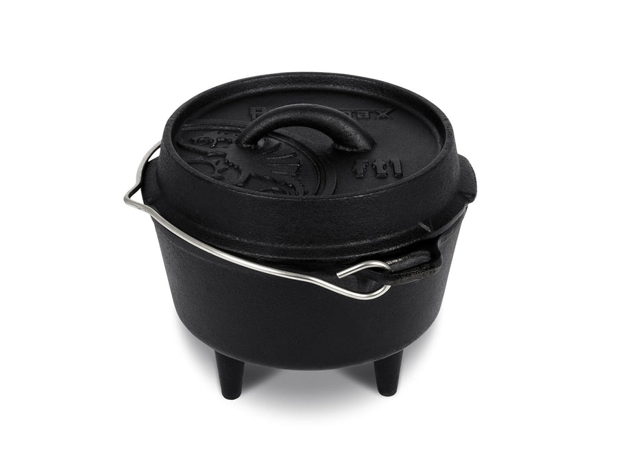Petromax Dutch Oven FT1 gietijzeren pan met pootjes 0,93 liter - Firesite