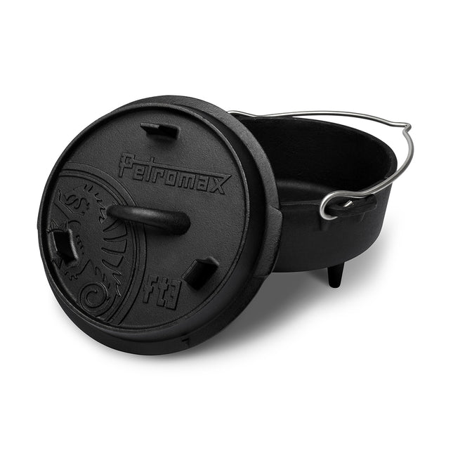 Petromax Dutch Oven FT3 gietijzeren pan met pootjes 1,6 liter