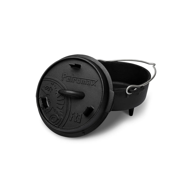 Petromax Dutch Oven FT3 gietijzeren pan met pootjes 1,6 liter
