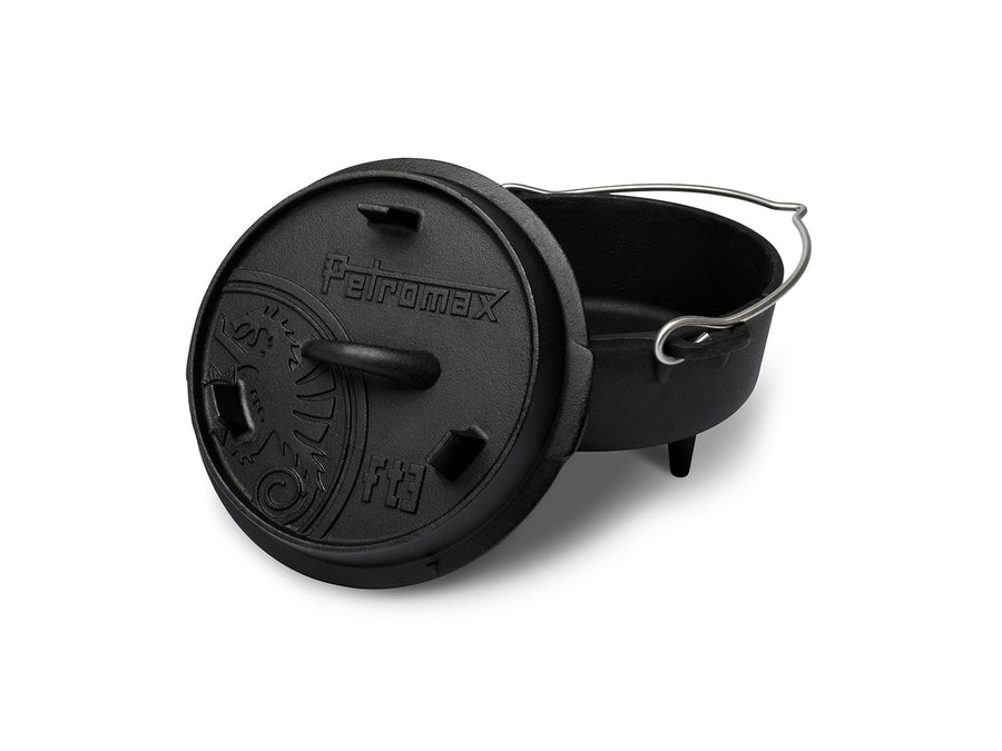 Petromax Dutch Oven FT3 gietijzeren pan met pootjes 1,6 liter - Firesite