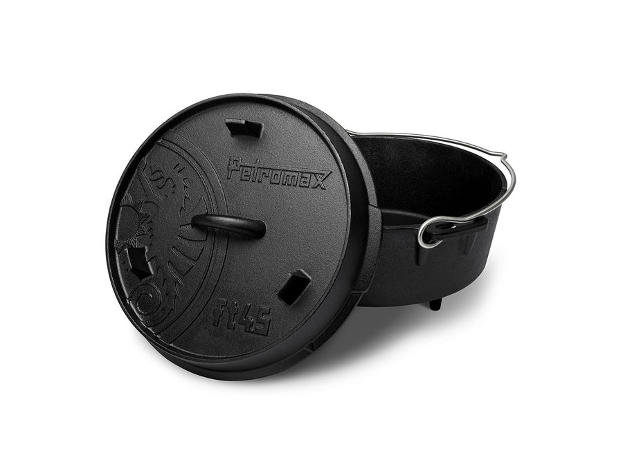 Petromax Dutch Oven FT4.5 gietijzeren pan met pootjes 3,5 liter - Firesite