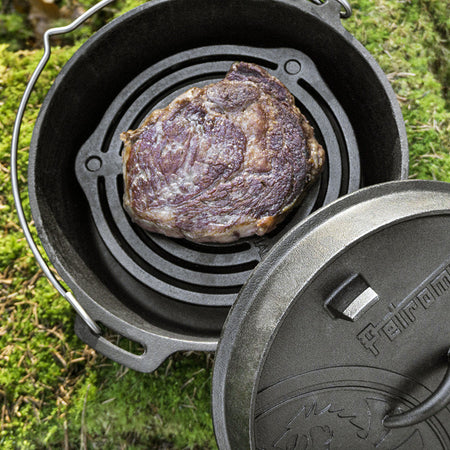 Petromax Dutch Oven FT4.5 gietijzeren pan met pootjes 3,5 liter - Firesite