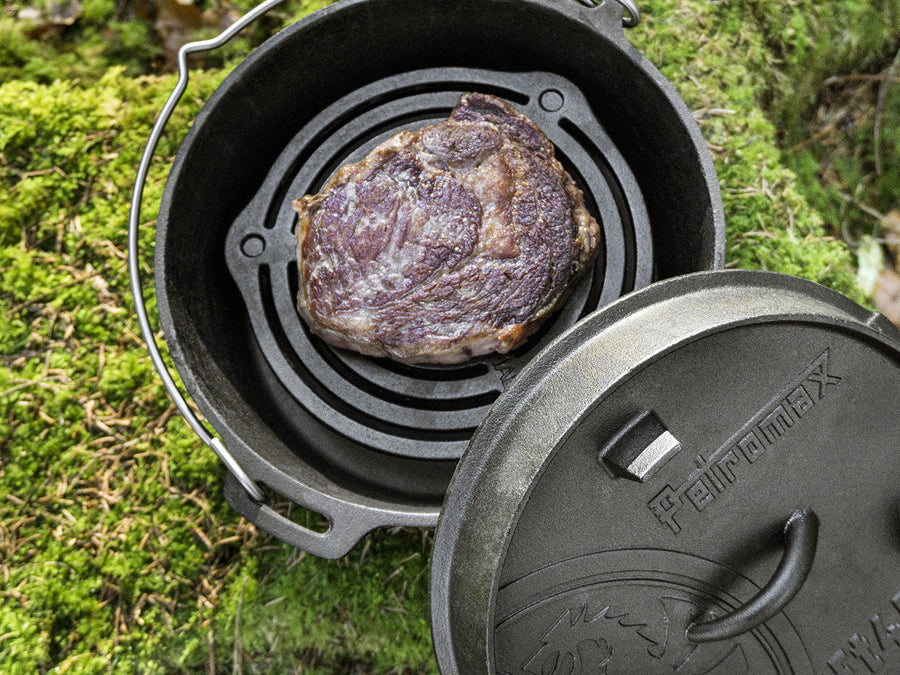 Petromax Dutch Oven FT4.5 gietijzeren pan met pootjes 3,5 liter - Firesite