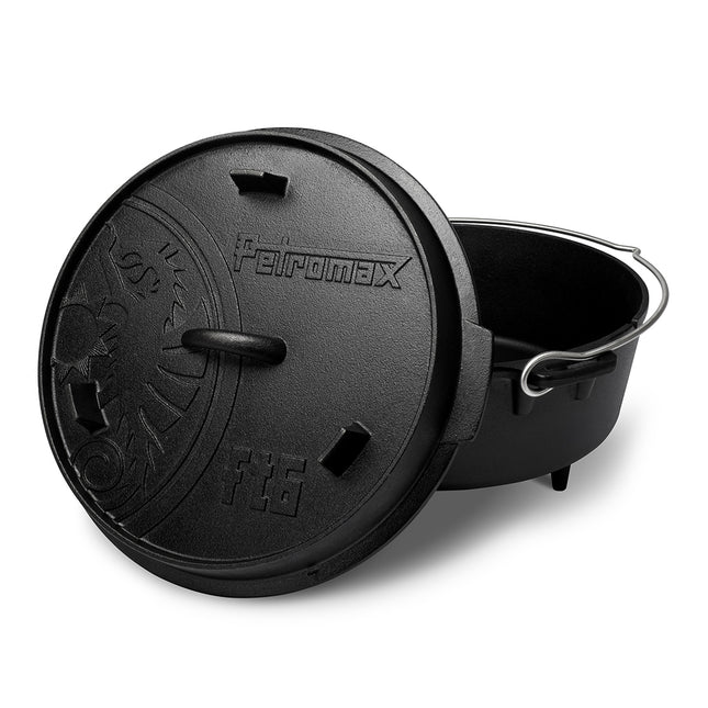 Petromax Dutch Oven FT6 gietijzeren pan met pootjes 5,5 liter