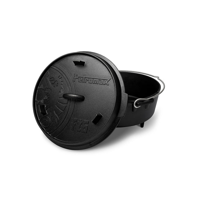 Petromax Dutch Oven FT6 gietijzeren pan met pootjes 5,5 liter