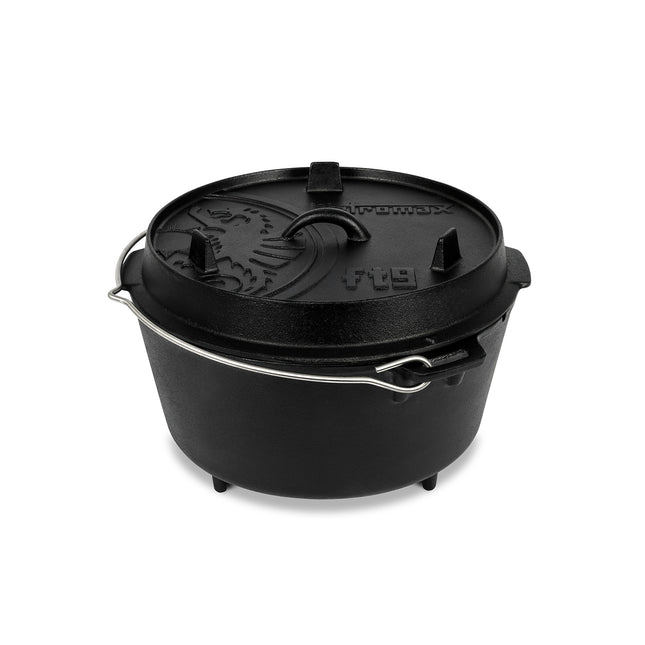 Petromax Dutch Oven FT9 gietijzeren pan met pootjes 7,5 liter