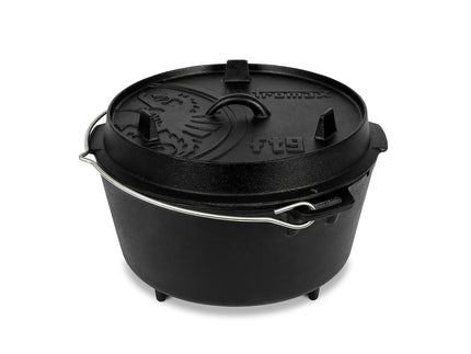 Petromax Dutch Oven FT9 gietijzeren pan met pootjes 7,5 liter