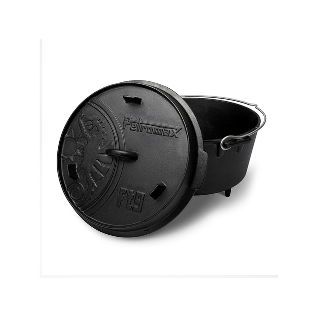 Petromax Dutch Oven FT9 gietijzeren pan met pootjes 7,5 liter