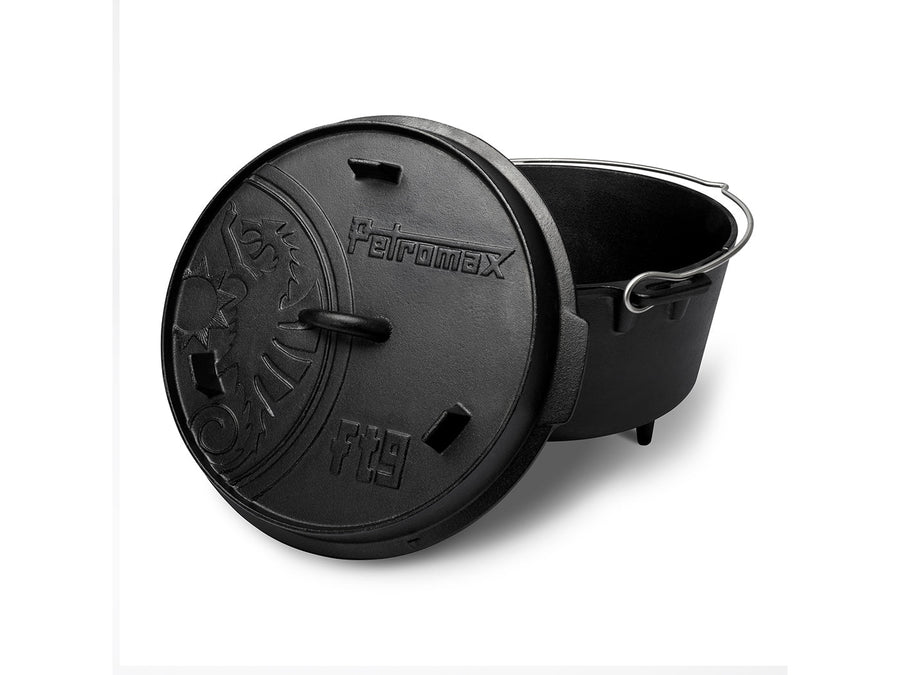 Petromax Dutch Oven FT9 gietijzeren pan met pootjes 7,5 liter - Firesite