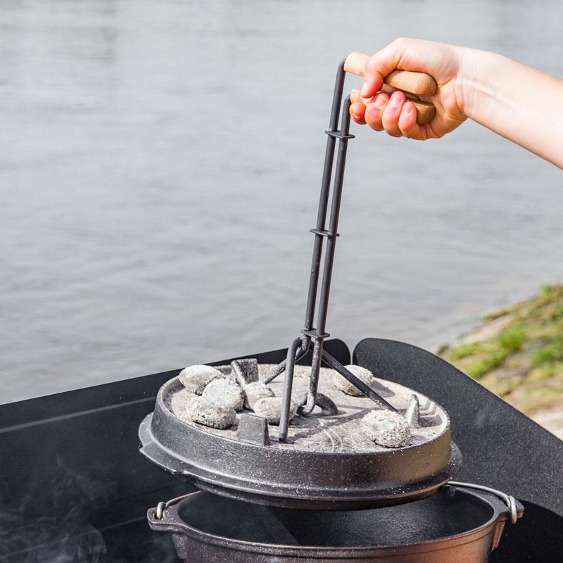 Petromax Dutch Oven FT4.5 gietijzeren pan met pootjes 3,5 liter