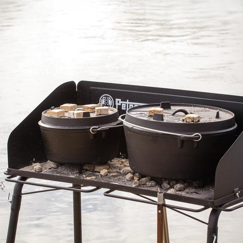 Petromax Dutch Oven Tafel 90 cm detail werkblad