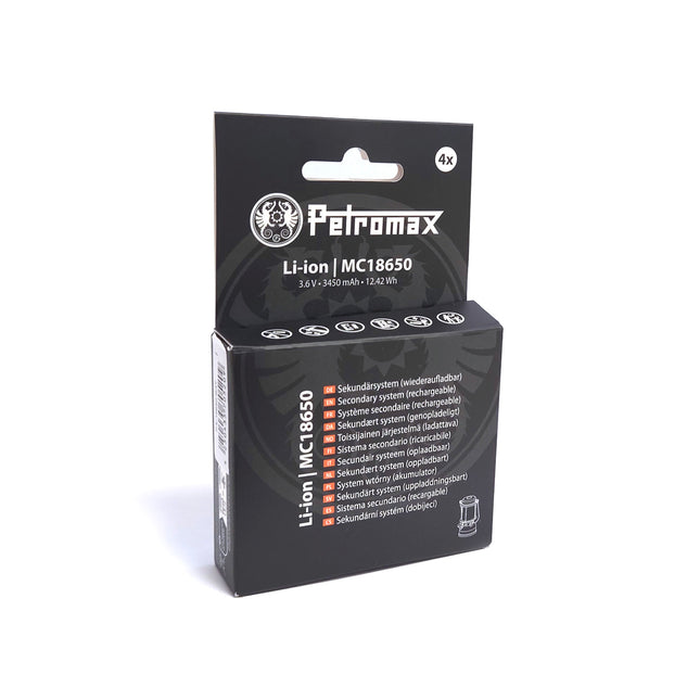 Petromax 4x 18650 li-ion batterij voor LM500 LED-lantaarn