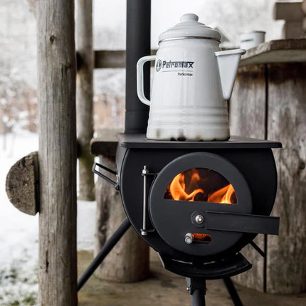 Petromax Emaille Percolator Perkomax Wit 1,3 liter koffie en thee