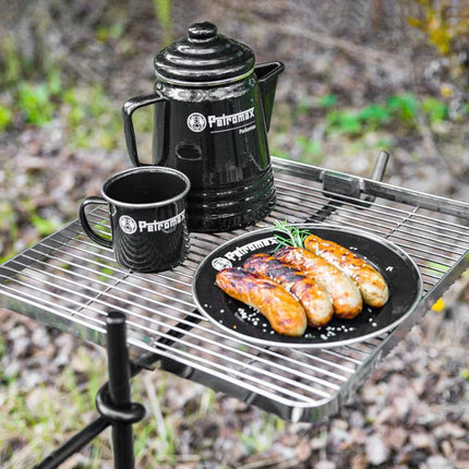 Petromax Emaille Percolator Perkomax Zwart 1,3 liter koffie en thee