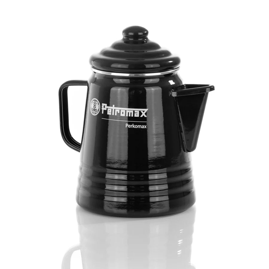 Petromax Emaille Percolator Perkomax Zwart 1,3 liter koffie en thee - Firesite