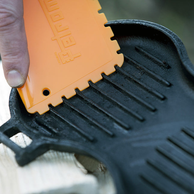 Petromax Schraper Geribbeld voor pannen met grillpatroon