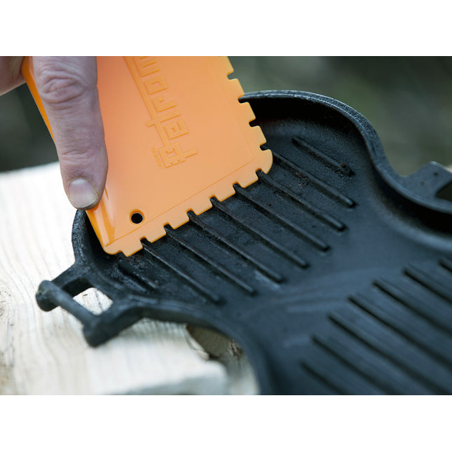 Petromax Schraper Geribbeld voor pannen met grillpatroon