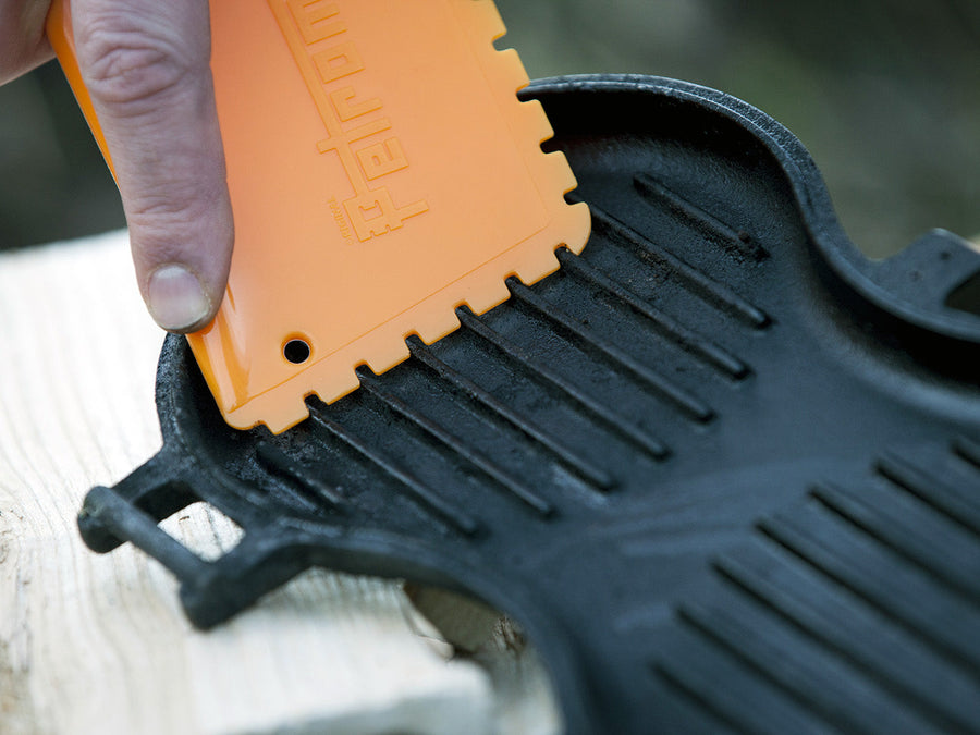 Petromax Schraper Geribbeld voor pannen met grillpatroon - Firesite