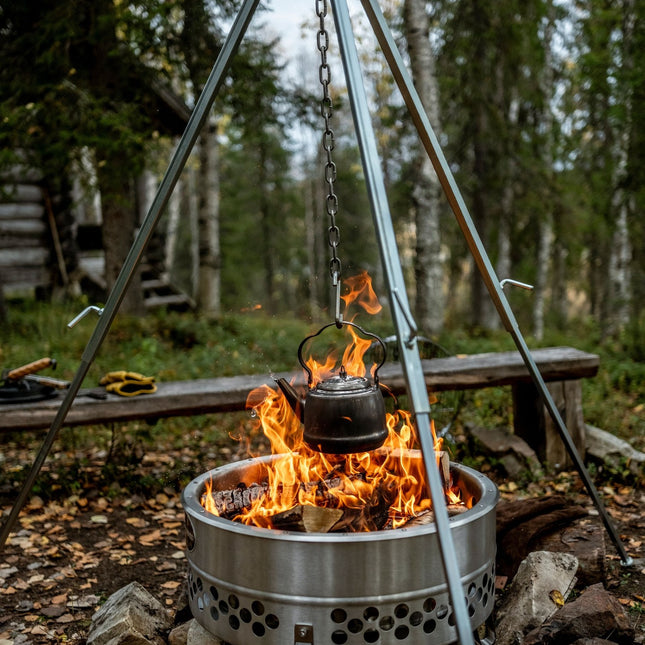 Petromax Tyropit Vuurschaal Black Edition