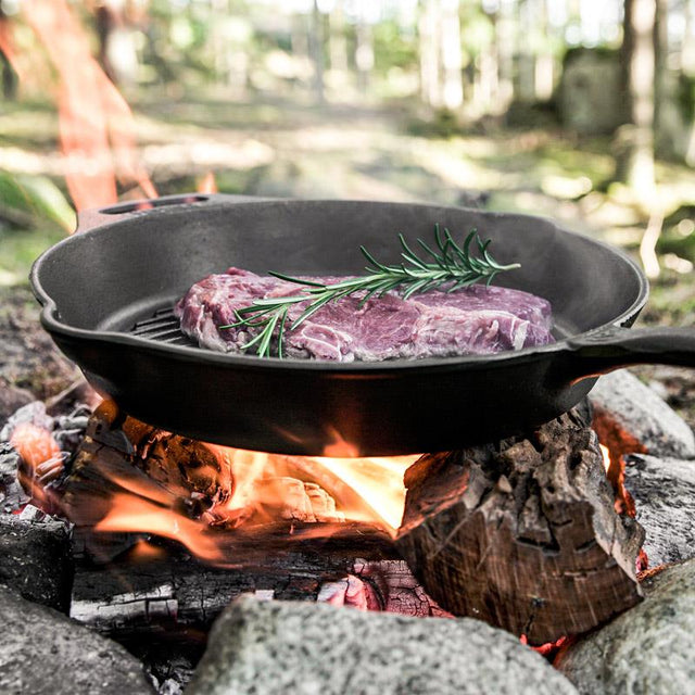 Petromax Gietijzeren Grill Skillet GP35-t pan 35 cm - Firesite
