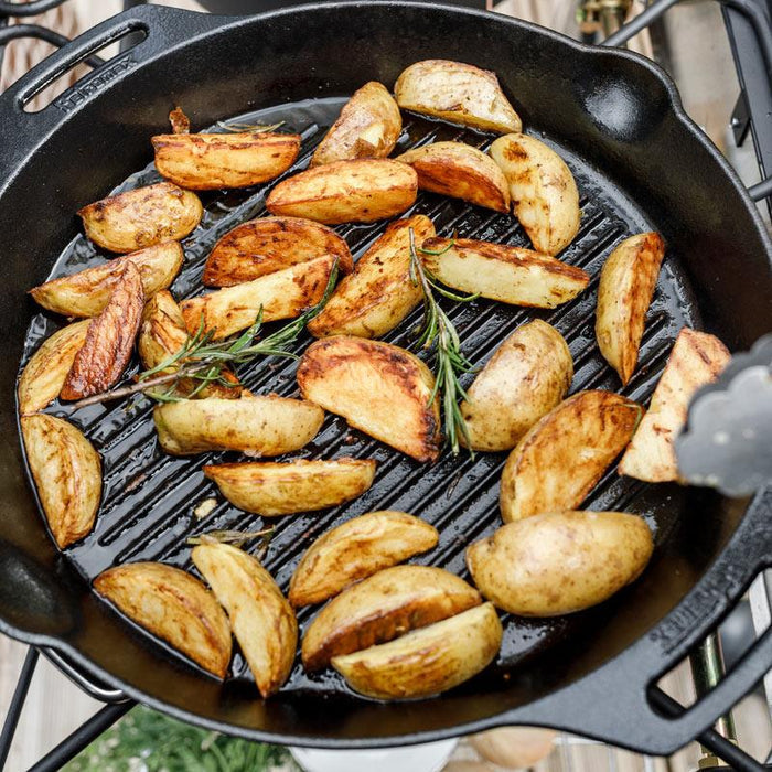 Petromax Gietijzeren Grill Skillet GP35-t pan 35 cm - Firesite