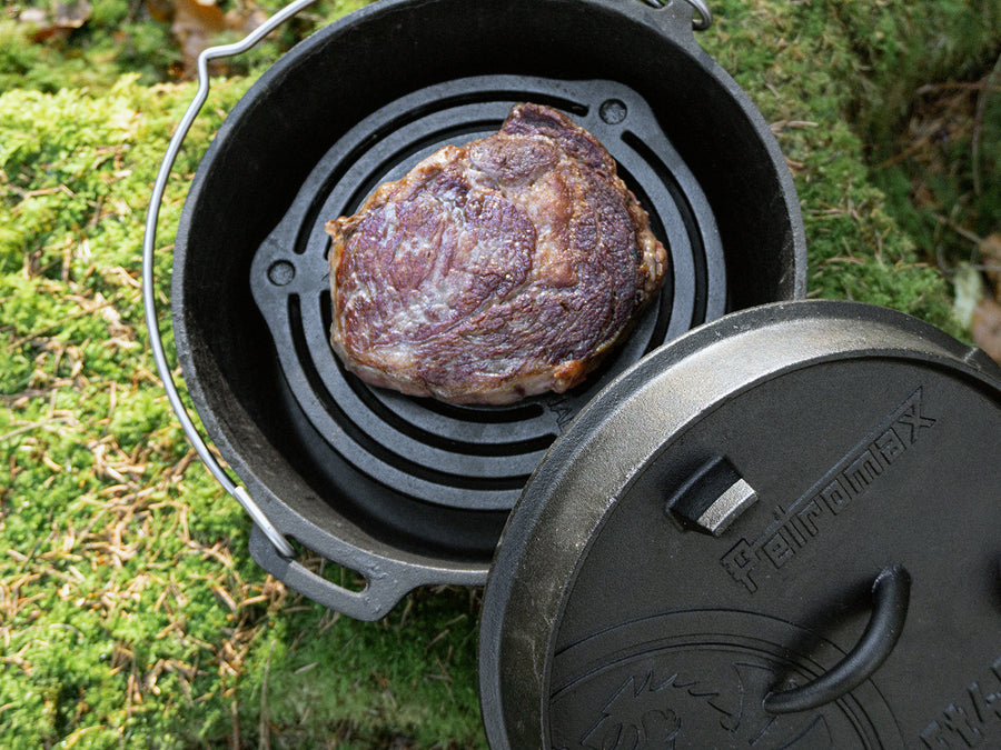 Petromax Gietijzeren onderzetter en inzetrooster met pootjes voor Dutch Oven 23cm 5