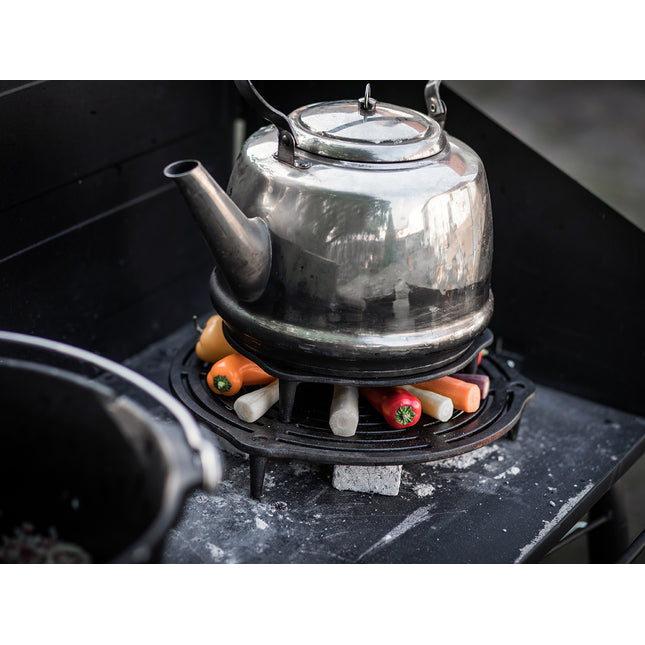 Petromax Gietijzeren onderzetter en inzetrooster met pootjes voor Dutch Oven 23cm