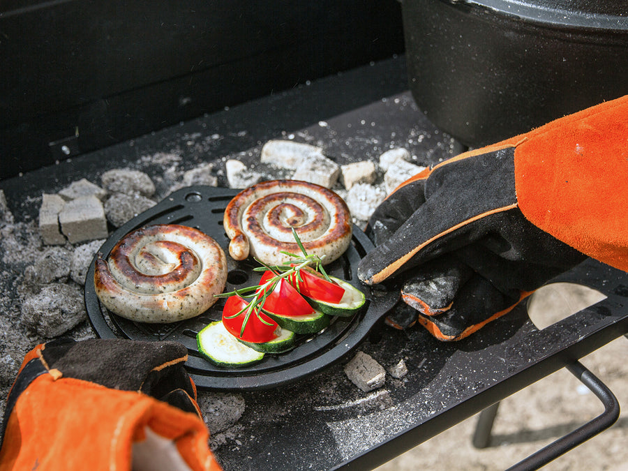 Petromax Gietijzeren onderzetter en inzetrooster met pootjes voor Dutch Oven 23cm 4