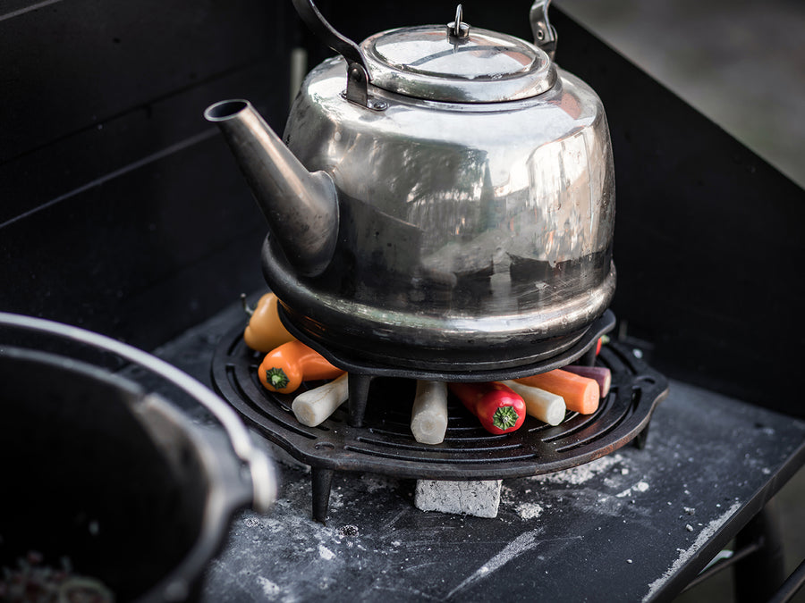 Petromax Gietijzeren onderzetter en inzetrooster met pootjes voor Dutch Oven 30cm 3