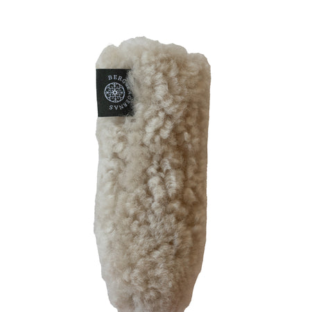 Stikkan Fluffen schapenvacht handgreep voor houtklover Beige