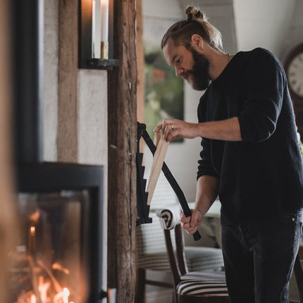 Stikkan Houtklover voor aanmaakhout Wandmontage Gietijzer - Firesite