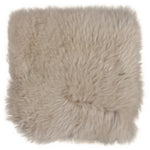 Van Buren Chair Pad Schapenvacht voor stoel lichtbruin 40x40 cm