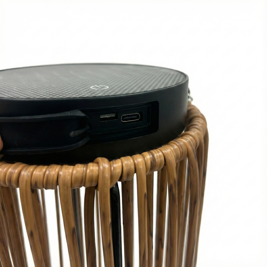 ZOLUNA solar lantaarn Luca Grande Light Oak 3