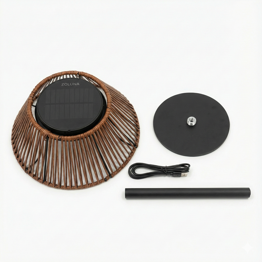 ZOLUNA solar tafellamp Moos 4