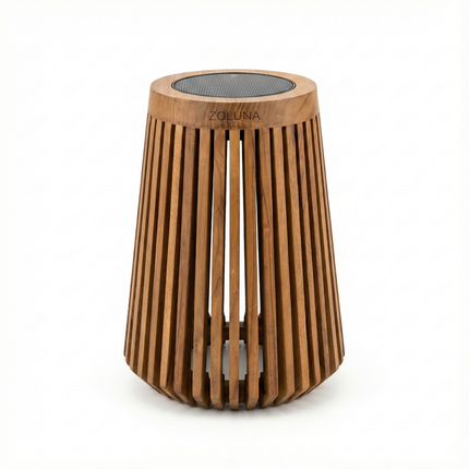 ZOLUNA solar vloerlamp Lon L van teakhout