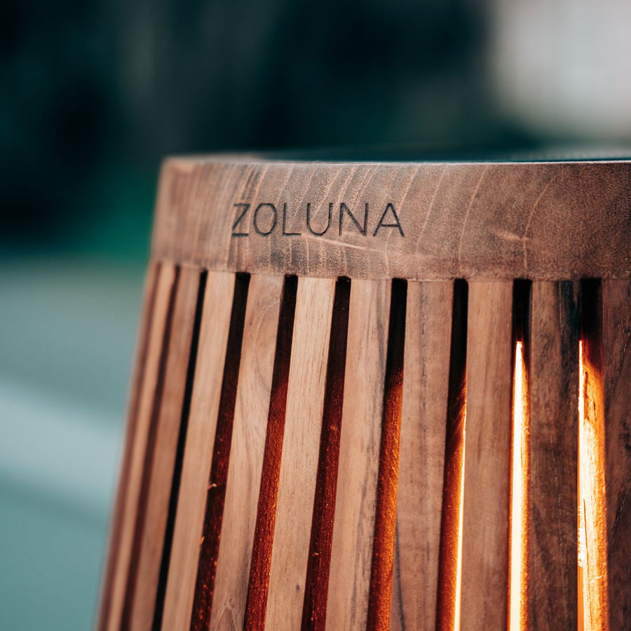 ZOLUNA solar vloerlamp Lon XL met warm licht