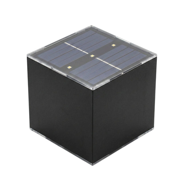 ZOLUNA solar wandlamp Marga Vierkant op witte achtergrond