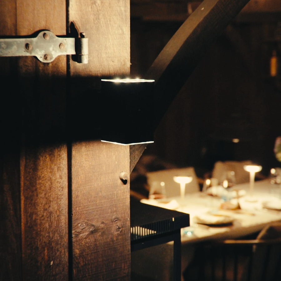 ZOLUNA solar wandlamp Willem Vierkant met up en down licht