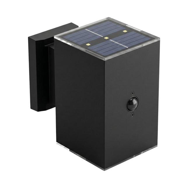 ZOLUNA solar wandlamp Willem Vierkant met bewegingssensor